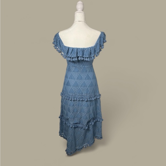 NWT Tularosa Monica dress, size S, Slate Blue, Boho Dress CB45 - Picture 2 of 8